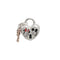 パンドラ PANDORA Disney Mickey Mouse & Minnie Mouse Padlock Charm ブレスレットチャーム 780109C01 レディース シルバー